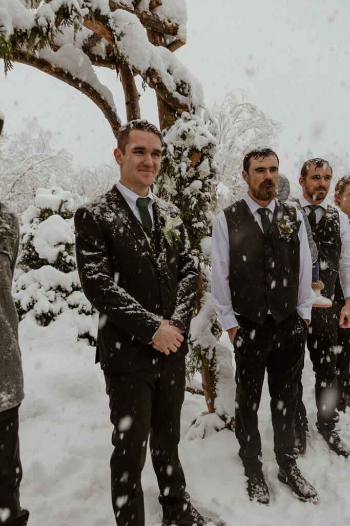 winter wonderland wedding